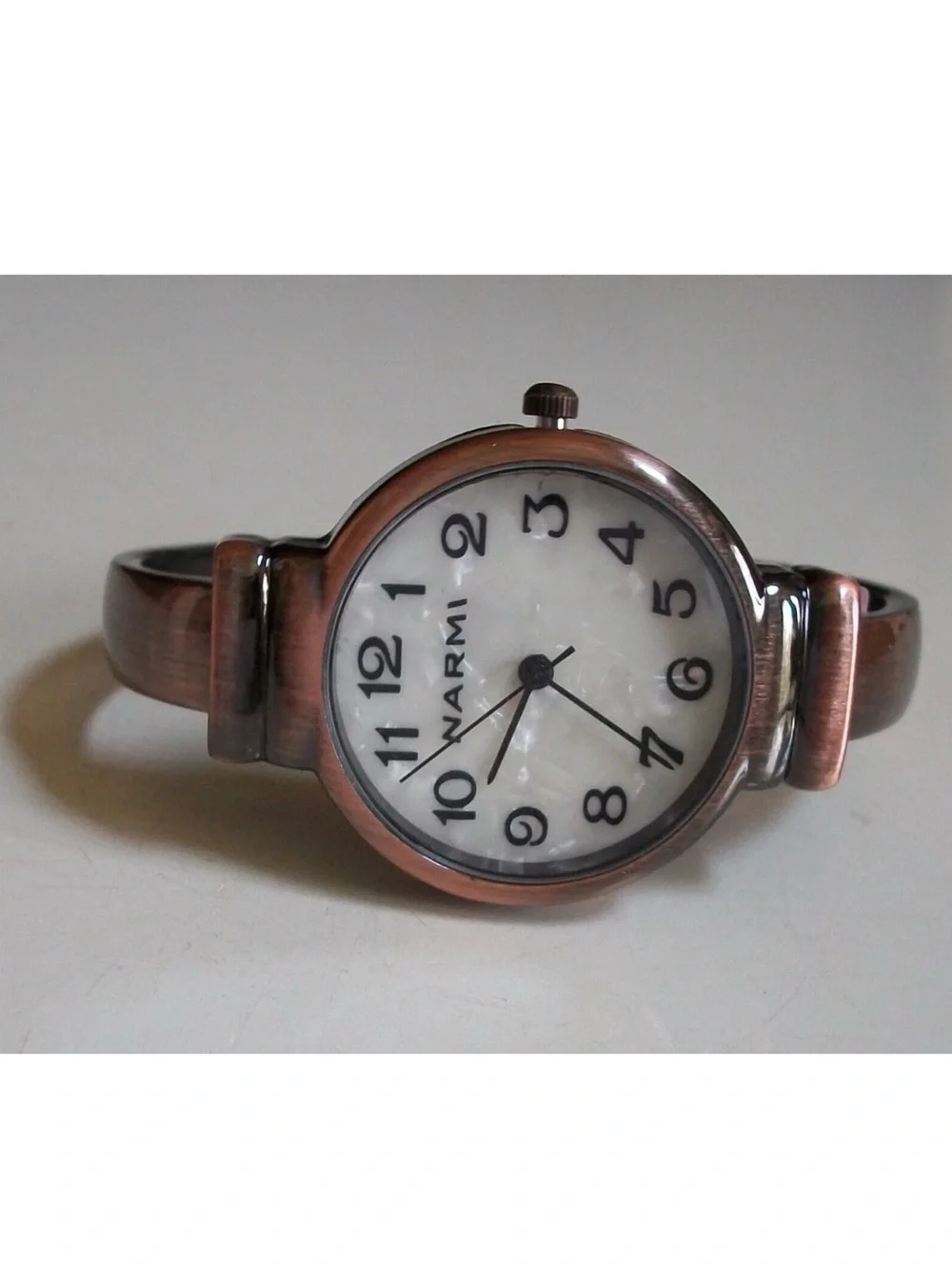 Copper-Tone Women's Bangle Watch in Rose Copper